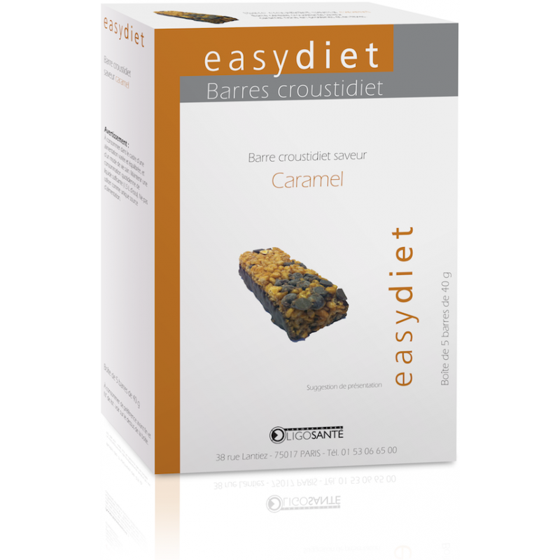 Barre croustidiet saveur Caramel