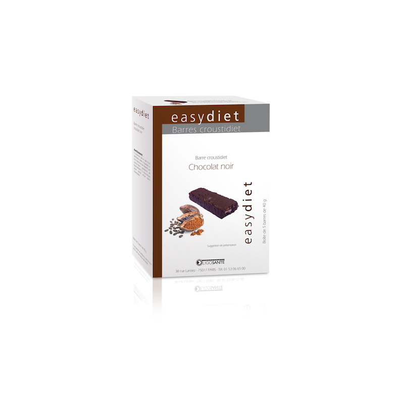 Barre croustidiet saveur Chocolat Noir