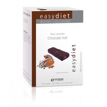 Barre croustidiet saveur Chocolat Noir