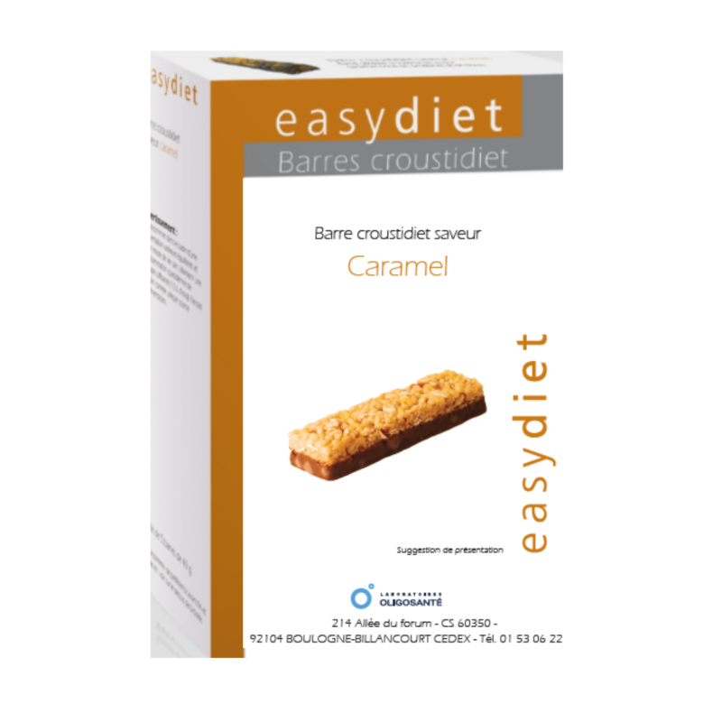 Barre croustidiet saveur Caramel