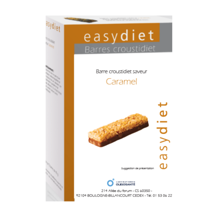 Barre croustidiet saveur Caramel